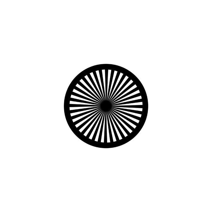 Rosco - 78077 - Standard Steel Gobo - Rotation | Z-Bombilla