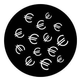 Rosco - 77654 - Aço Padrão Gobo - Símbolos e Sinais | Z-Bombilla