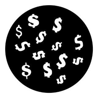 Rosco - 77969 - Aço Padrão Gobo - Símbolos e Sinais | Z-Bombilla