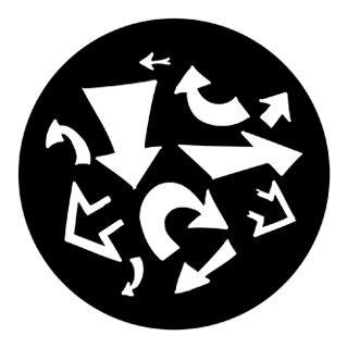 Rosco - 78071 - Aço Padrão Gobo - Símbolos e Sinais | Z-Bombilla