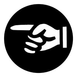 Rosco - 78099 - Aço Padrão Gobo - Símbolos e Sinais | Z-Bombilla