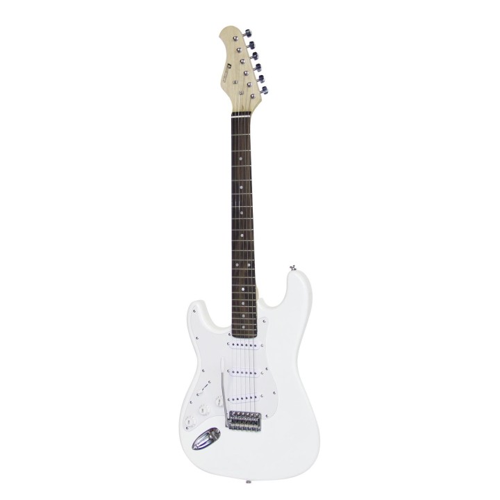 Dimavery - ST-203 E-Guitar LH, white - Electric Guitar | Z-Bombilla