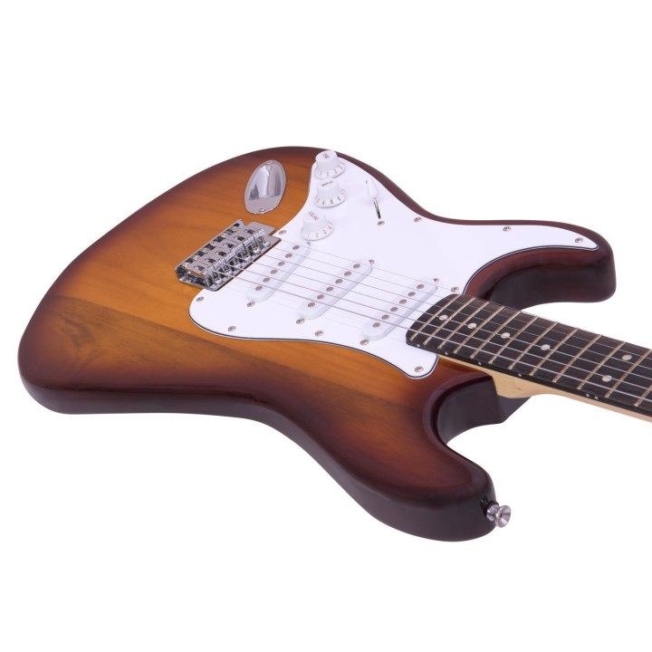 Dimavery - ST-203 E-Guitar LH, sunburst - Electric Guitar | Z-Bombilla