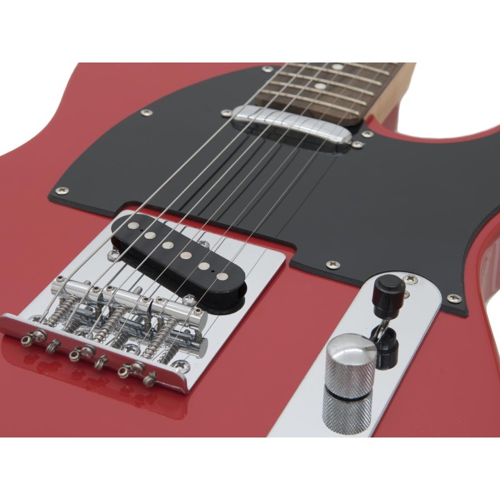 Dimavery - TL-401 E-Guitar, red - Electric Guitar | Z-Bombilla