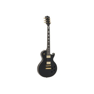 Dimavery - LP-530 E-Guitar, black/gold - Electric Guitar | Z-Bombilla