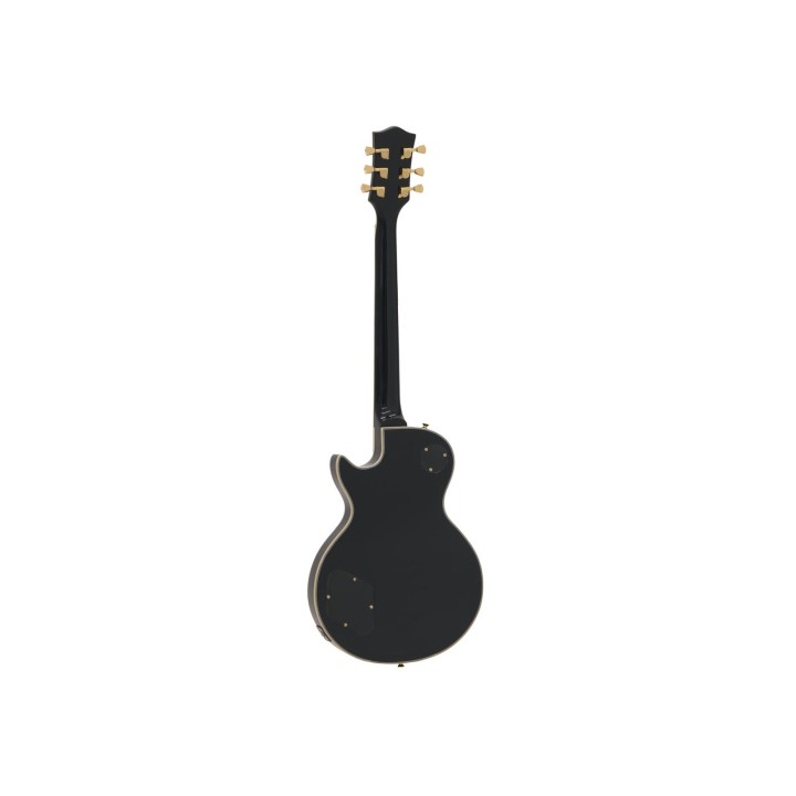 Dimavery - LP-530 E-Guitar, black/gold - Electric Guitar | Z-Bombilla
