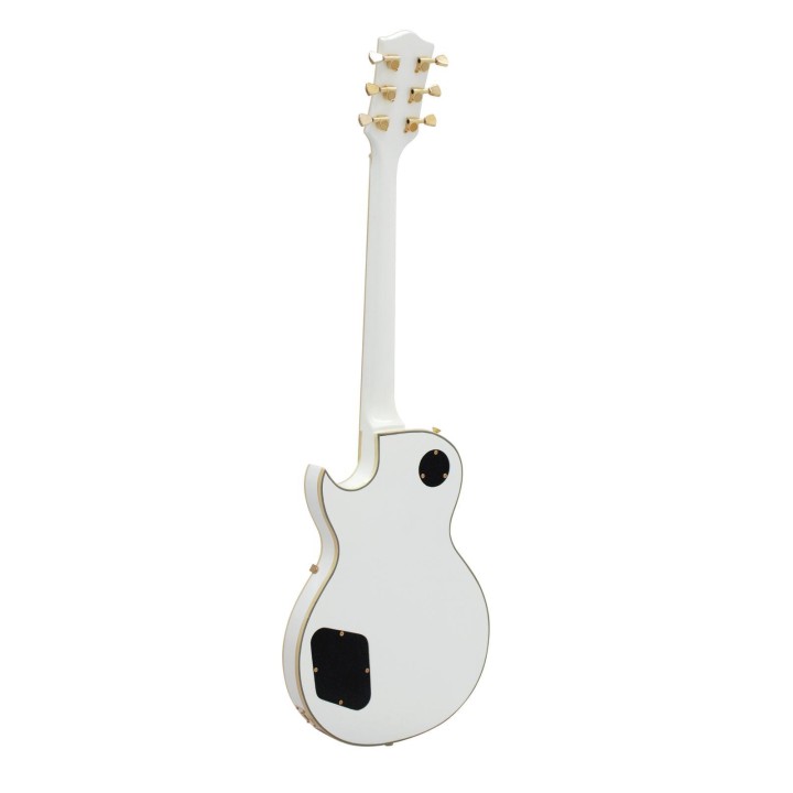 Dimavery - LP-520 E-Guitar, white/gold - Electric Guitar | Z-Bombilla