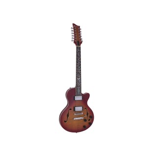 Dimavery - LP-612 E-Guitar, flamed sunburst - Electric Guitar | Z-Bombilla