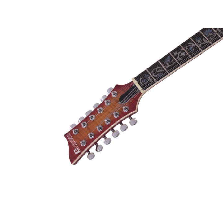 Dimavery - LP-612 E-Guitar, flamed sunburst - Electric Guitar | Z-Bombilla