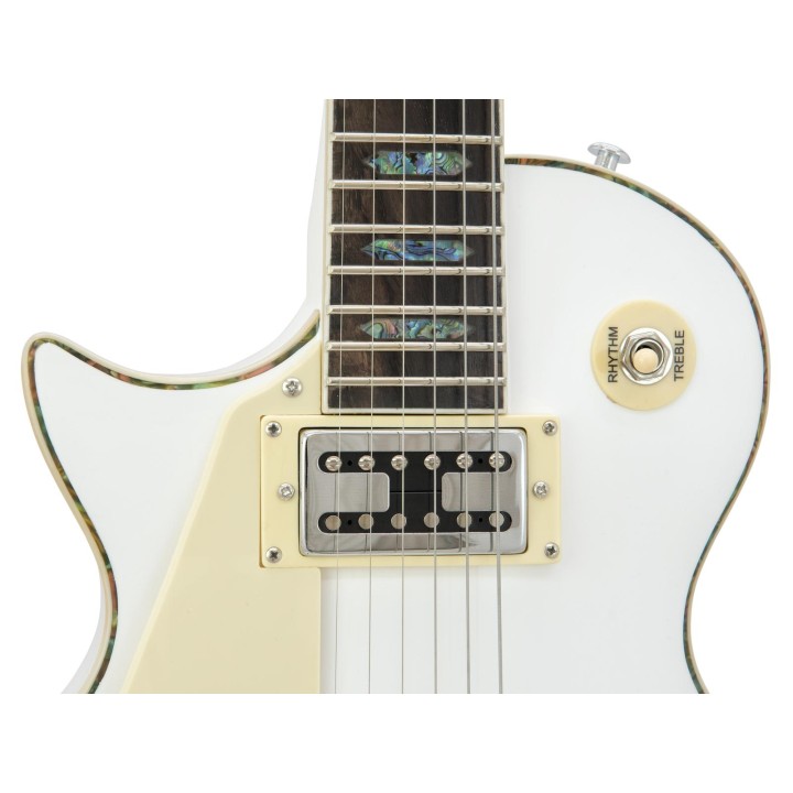 Dimavery - LP-700L E-Guitar, LH, white - Electric Guitar | Z-Bombilla