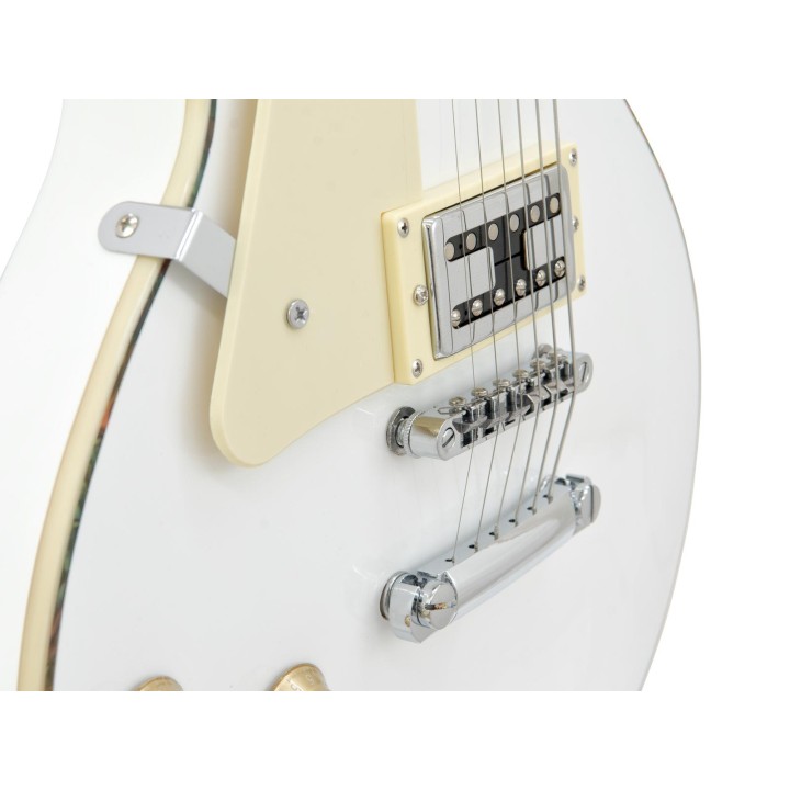 Dimavery - LP-700L E-Guitar, LH, white - Electric Guitar | Z-Bombilla