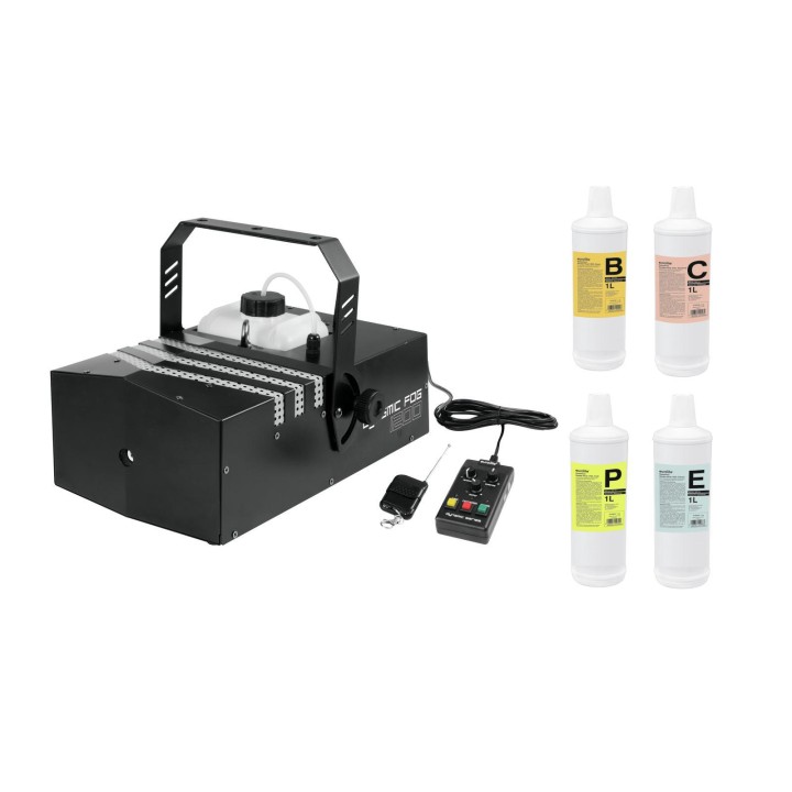 Eurolite - Set Dynamic Fog 1200 + fluids - Machine à Fumée | Z-Bombilla