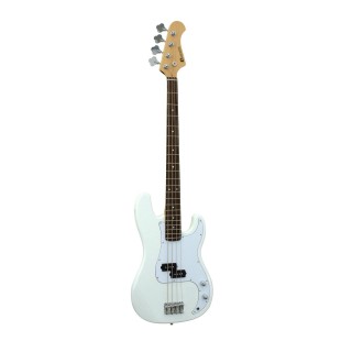 Dimavery - PB-320 E-Bass, white - 4 String bass | Z-Bombilla