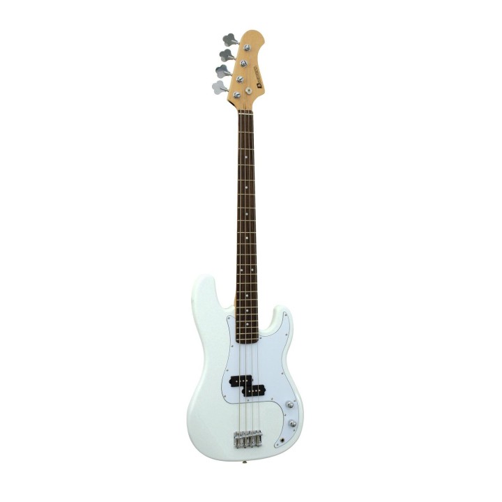 Dimavery - PB-320 E-Bass, white - 4 String bass | Z-Bombilla