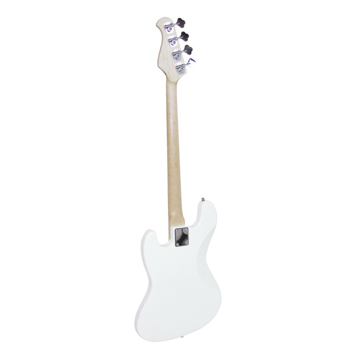 Dimavery - JB-302 E-Bass, white - 4 String bass | Z-Bombilla