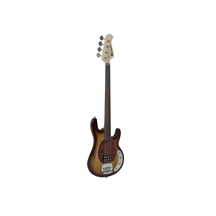 Dimavery - MM-501 E-Bass, fretless, tobacco - 4 String bass | Z-Bombilla