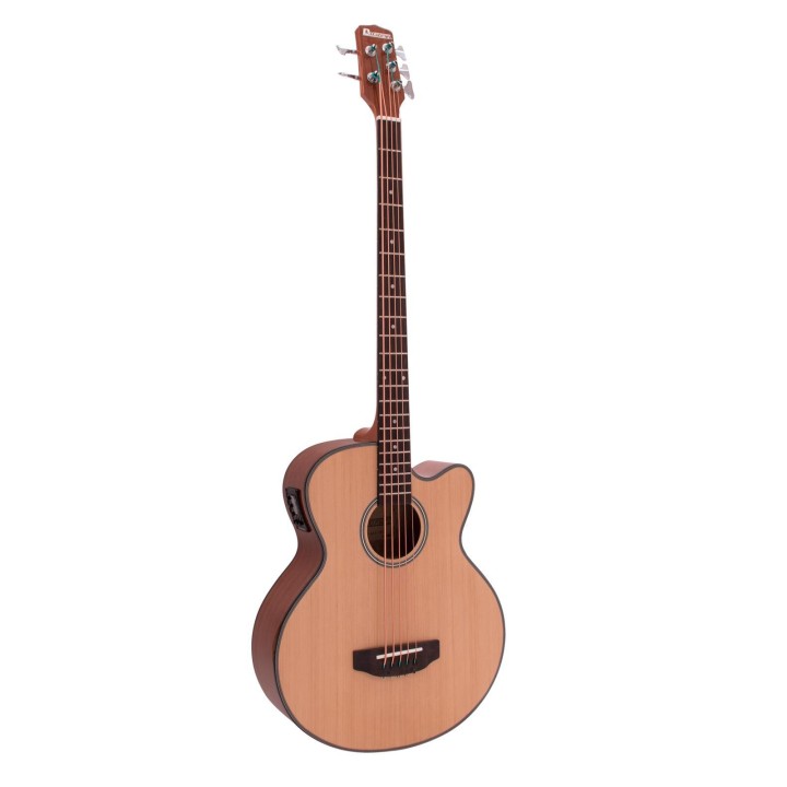 Dimavery - AB-455 Acoustic Bass, 5-string, nature - 4 String bass | Z-Bombilla
