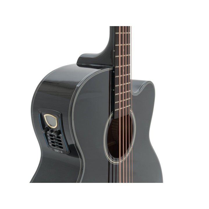 Dimavery - AB-455 Acoustic Bass, 5-string, schwarz - 4 String bass | Z-Bombilla