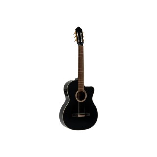 Dimavery - CN-600E Classical guitar, schwarz - Classical Guitar | Z-Bombilla
