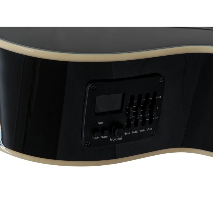 Dimavery - CN-600E Classical guitar, schwarz - Classical Guitar | Z-Bombilla