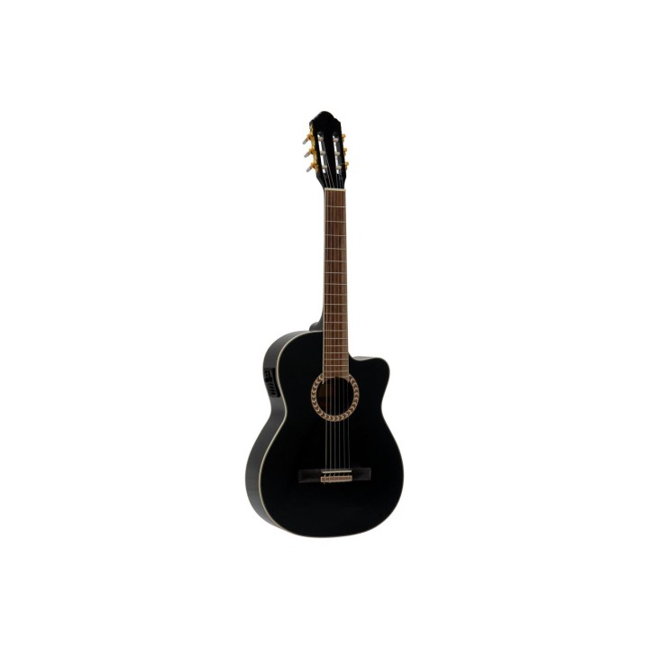 Dimavery - CN-600E Classical guitar, schwarz - Classical Guitar | Z-Bombilla