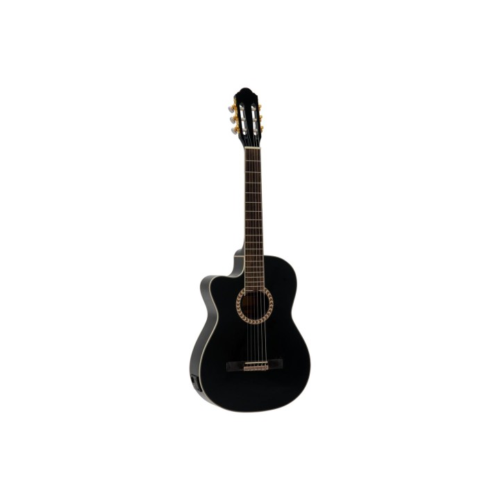Dimavery - CN-600L Classical guitar, black - Classical Guitar | Z-Bombilla