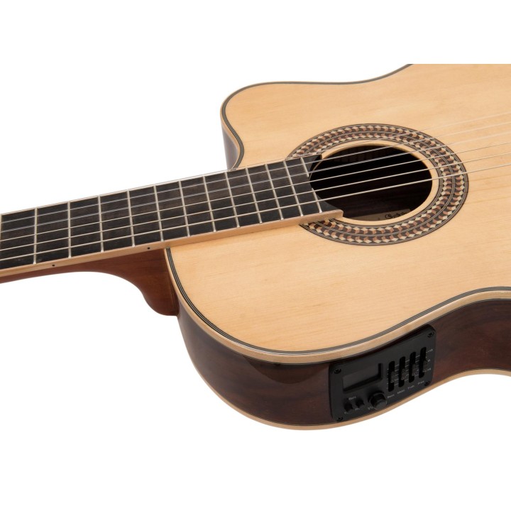 Dimavery - TB-100 Classical guitar, nature - Classical Guitar | Z-Bombilla