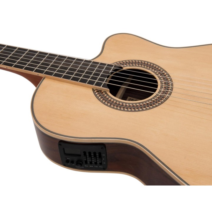 Dimavery - TB-100 Classical guitar, nature - Classical Guitar | Z-Bombilla
