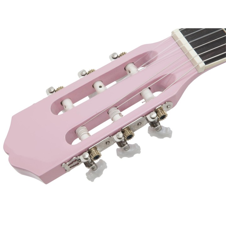 Dimavery - AC-303 Classical Guitar, pink - Classical Guitar | Z-Bombilla