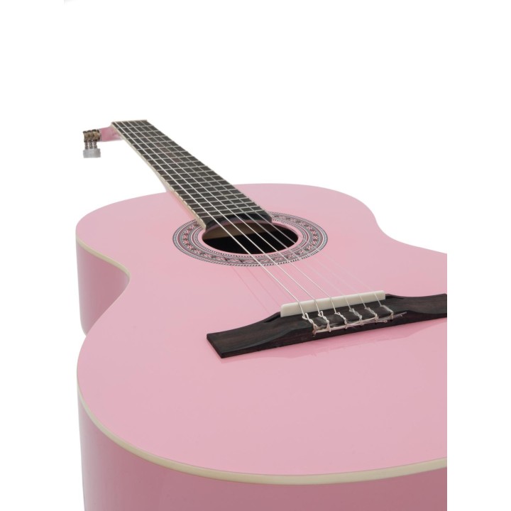 Dimavery - AC-303 Classical Guitar, pink - Classical Guitar | Z-Bombilla