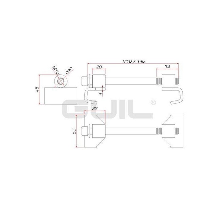 Guil - TMU-02/441 - Acessórios Plataformas | Z-Bombilla