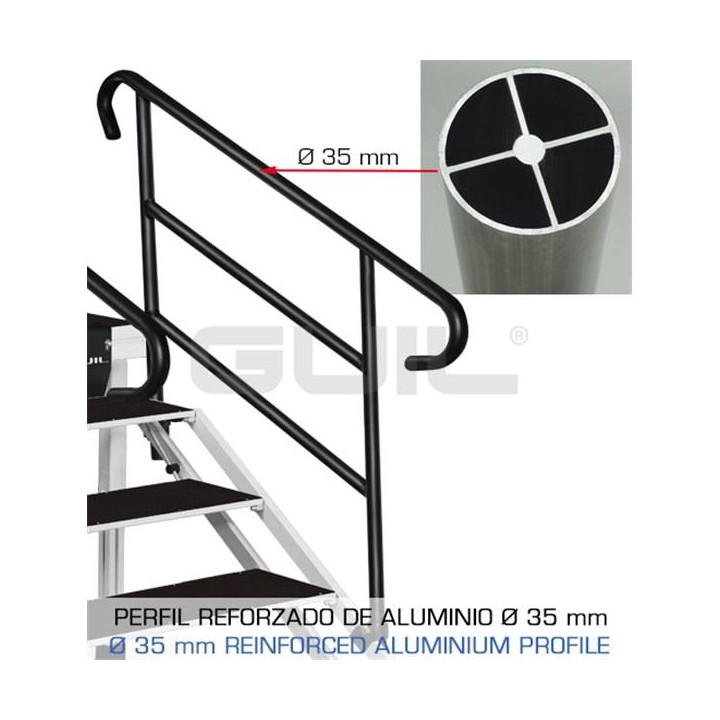 Guil - ECP-4 - Escales Modulars - Escalera per Tarima | Z-Bombilla
