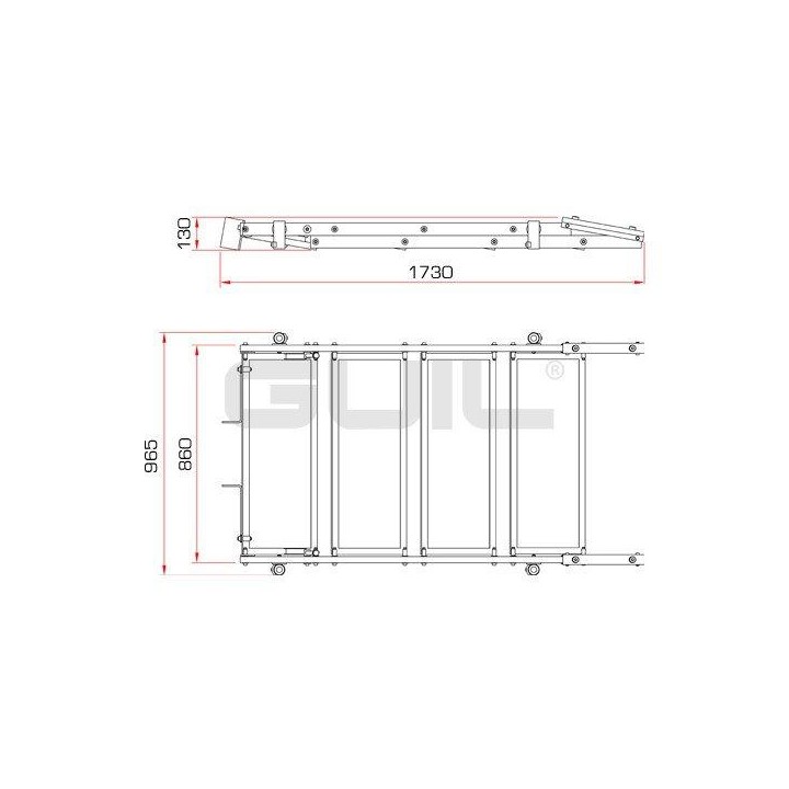 Guil - ECP-4 - Escales Modulars - Escalera per Tarima | Z-Bombilla