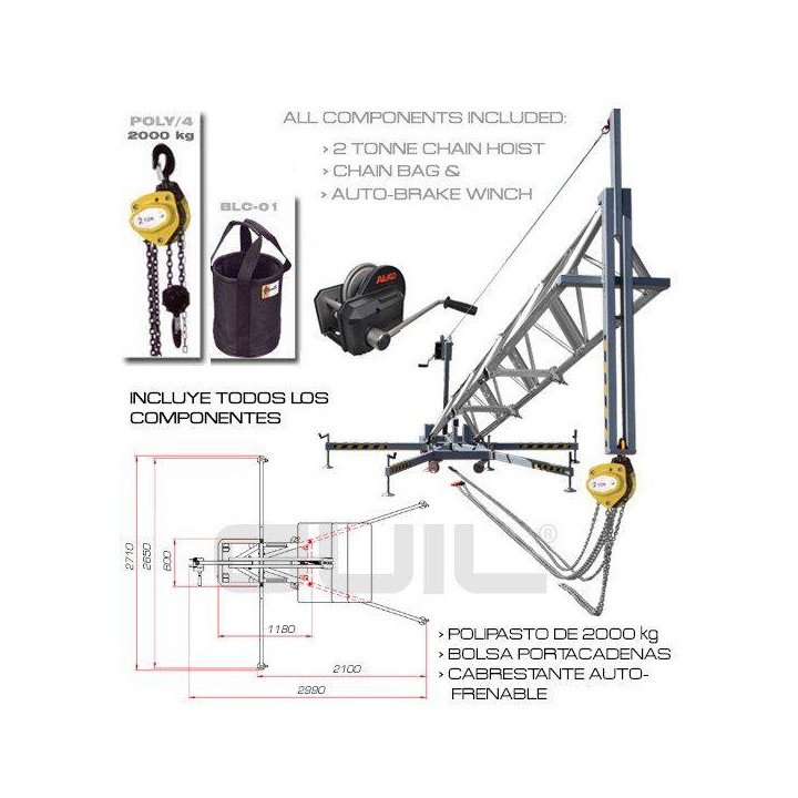 Guil - TMD-545/N - Wind up Stand | Z-Bombilla