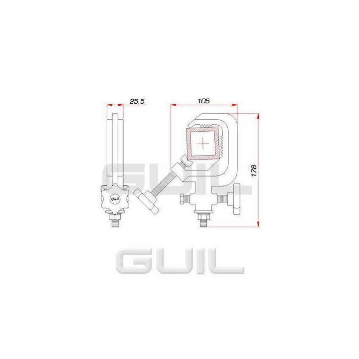Guil - GF-06 - Griffe pour ferme | Z-Bombilla