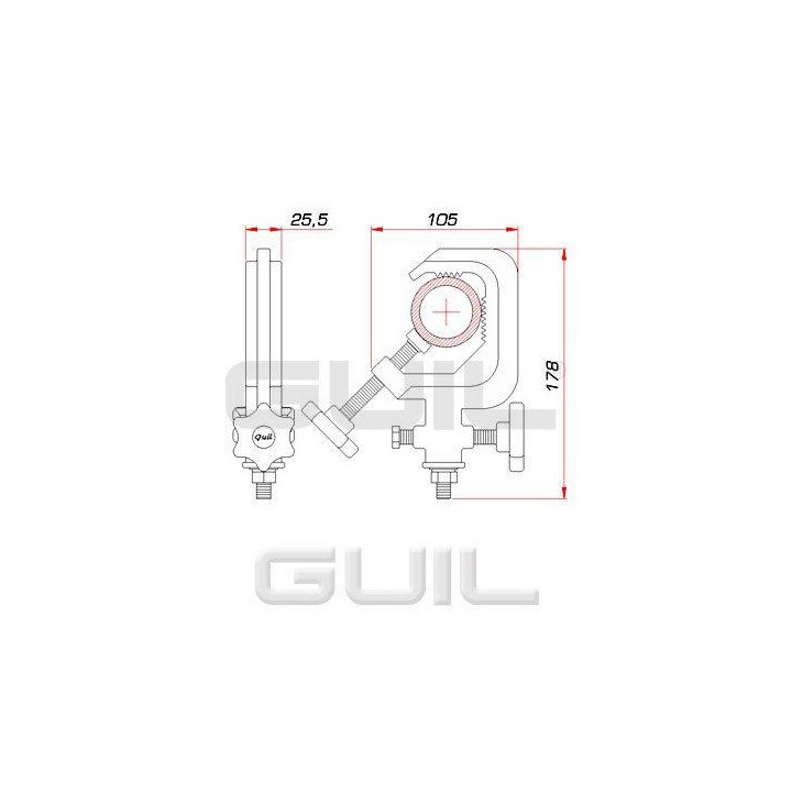 Guil - GF-06 - Griffe pour ferme | Z-Bombilla