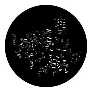 Rosco - 79021 - Aço Padrão Gobo - O mundo à nossa volta | Z-Bombilla