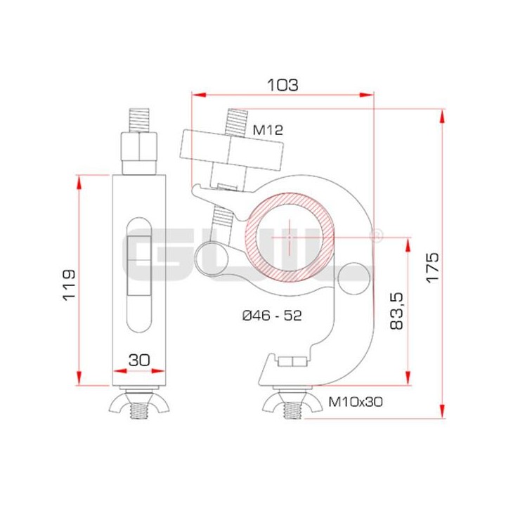 Guil - ABZ-50/N - Griffe pour ferme | Z-Bombilla