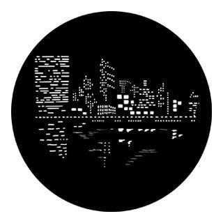 Rosco - 79023 - Aço Padrão Gobo - O mundo à nossa volta | Z-Bombilla