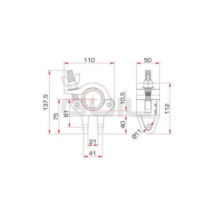 Guil - ABZ-02 - Claw for truss | Z-Bombilla