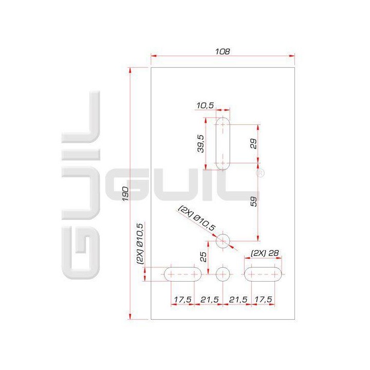 Guil - BULL500/2 - Guinchos | Z-Bombilla