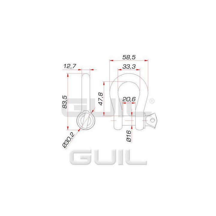 Guil - CS-06 - Cable de Seguretat Mosquetons | Z-Bombilla