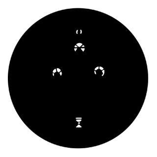 Rosco - 73612 - Aço Padrão Gobo - Igrejas e Heráldico | Z-Bombilla