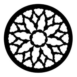 Rosco - 77145 - Aço Padrão Gobo - Igrejas e Heráldico | Z-Bombilla