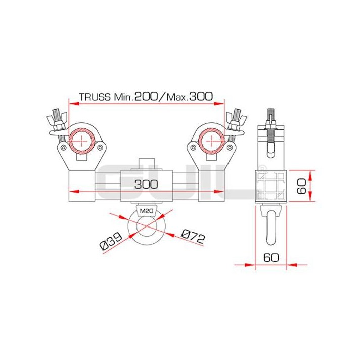 Guil - TQ-AD1 - Truss Acessórios | Z-Bombilla