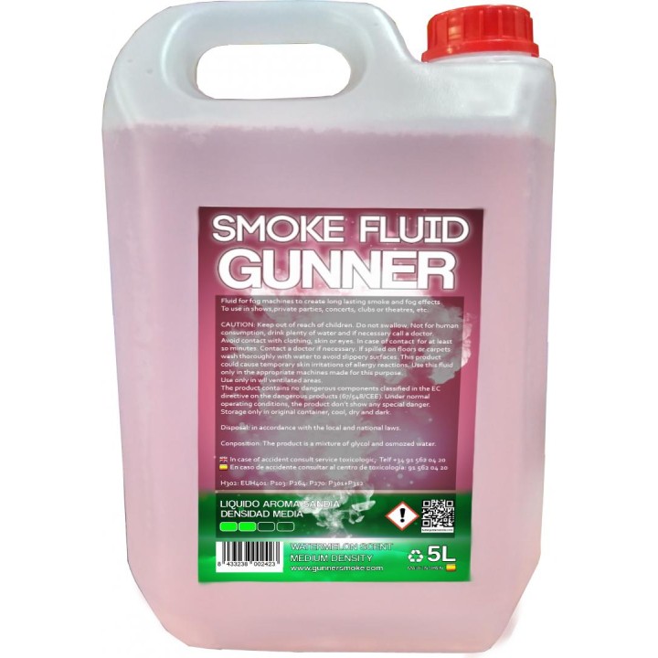 Gunner Smoke - Sandia 5L Densidad Media - Líquido de Humo | Z-Bombilla