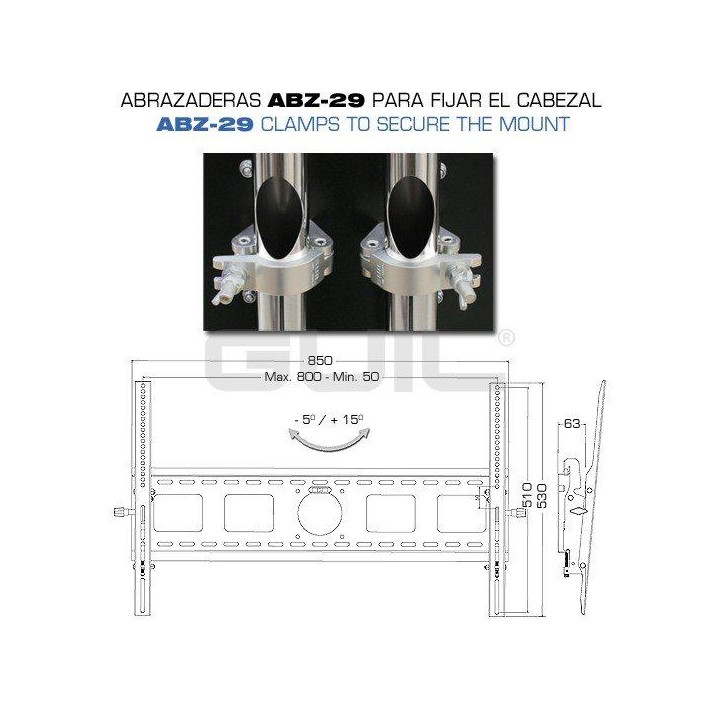 Guil - PTR-08/2C - Suporte para LCD Plasma | Z-Bombilla