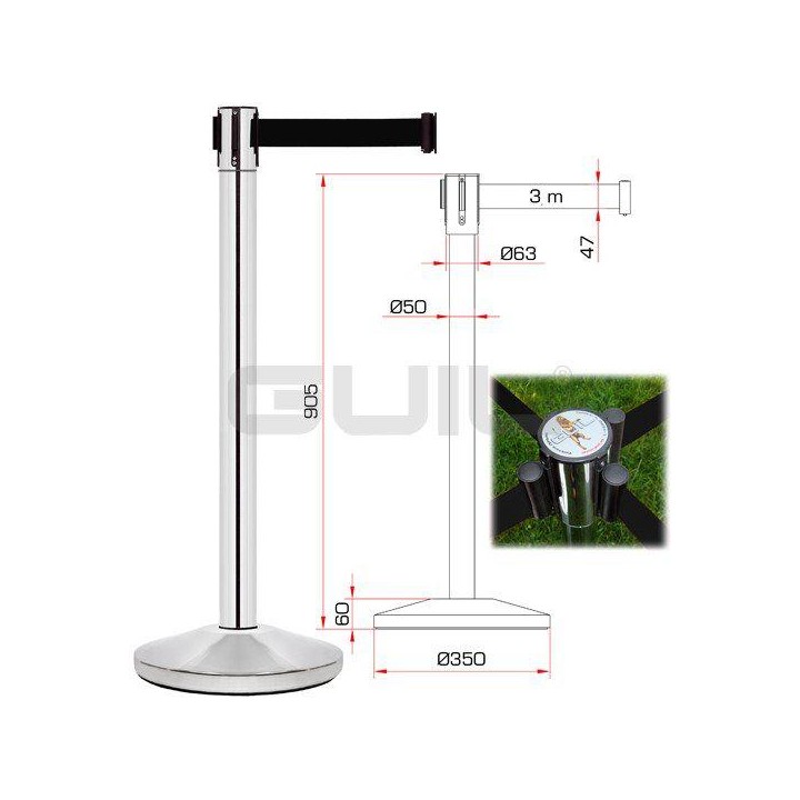 Guil - PST-11/N - Post Separatori | Z-Bombilla