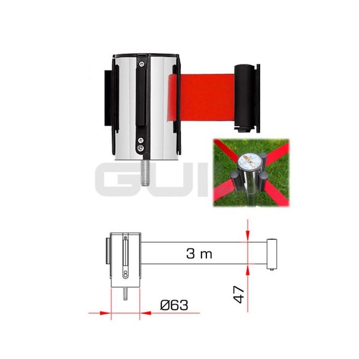 Guil - PST-CB/1 - Post Separador | Z-Bombilla