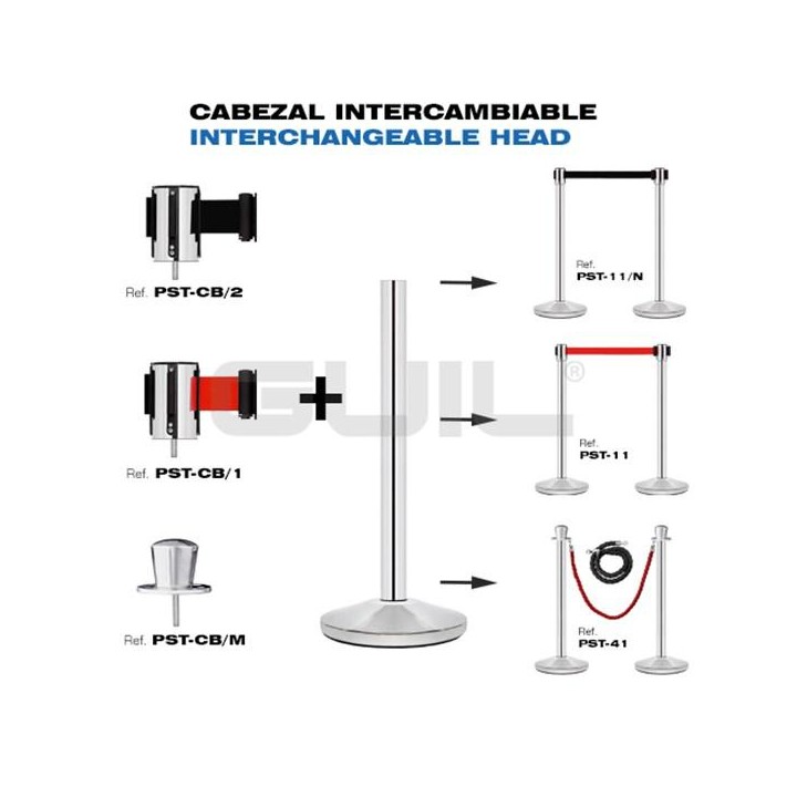 Guil - PST-CB/2 -  Separator Post | Z-Bombilla